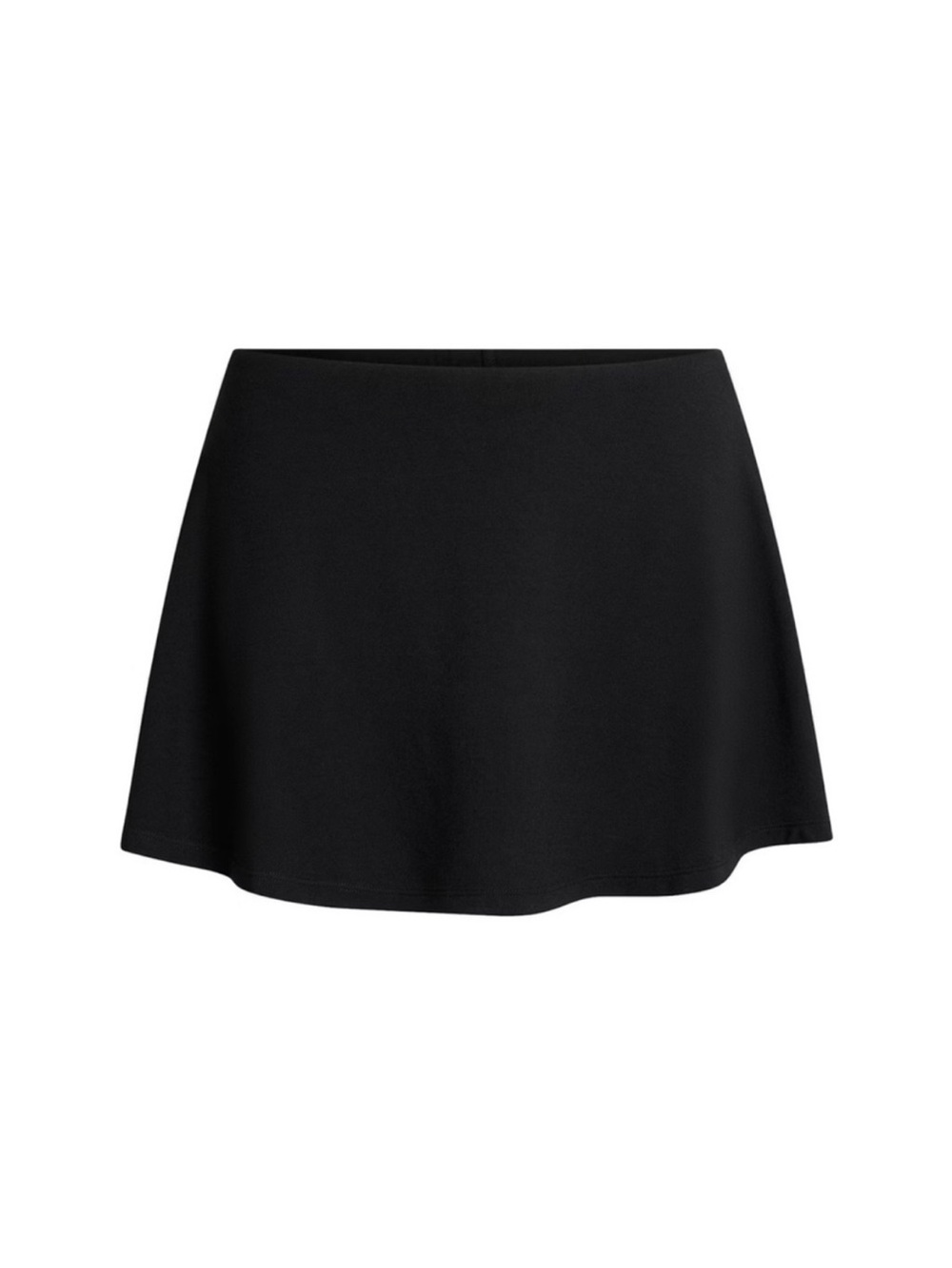 SKIMS Black Circle Skater Mini Skirt